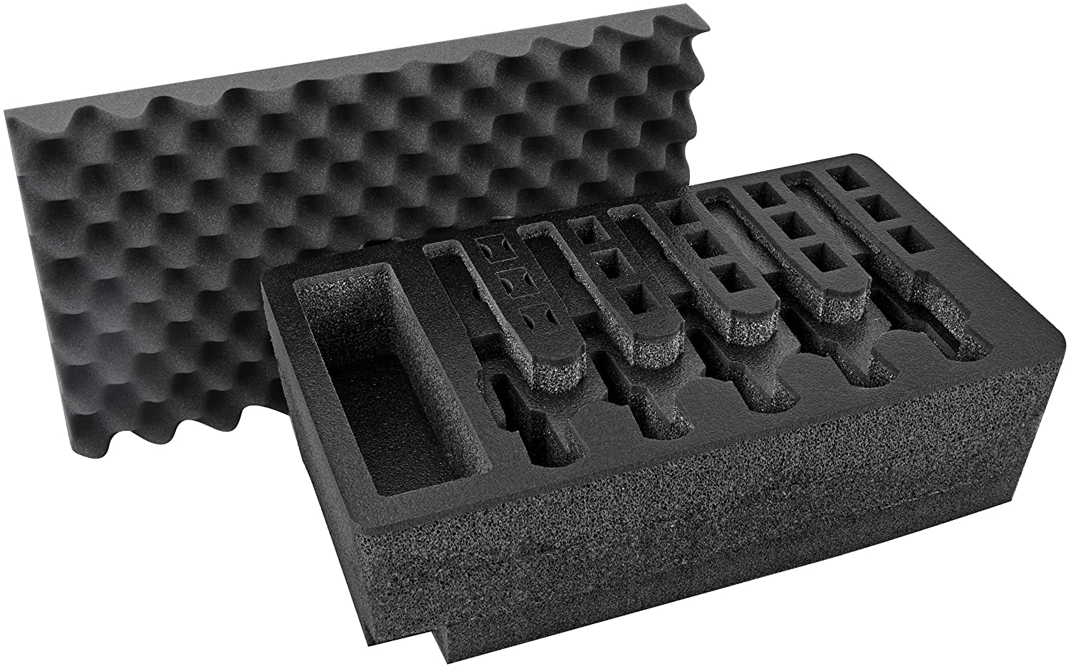 thumbnail image 2 of Precut 3-Pistol Gun Foam With Removable Mag Tray For Apache 3800 Case - WorldCaseCompany 2 of 5